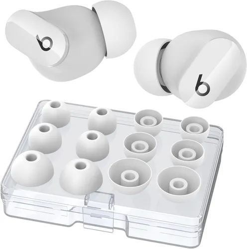 Vista 15 de AhaStyle Almohadillas para los oídos Beats Studio Buds/Powerbeats Pro 2/Solo Buds/Fit Pro/Studio Buds+【Ajuste en el estuche de carga】6 pares