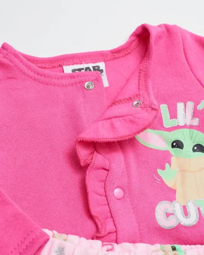 Vista 4 de STAR WARS Baby Yoda - Conjunto de camiseta y pantalones de manga larga para bebé