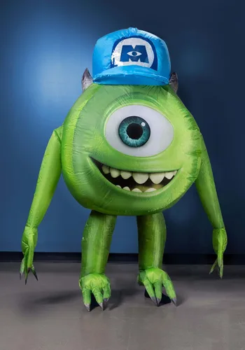 Vista 2 de Monsters Inc - Disfraz inflable de Mike Wazowski para adulto - ST