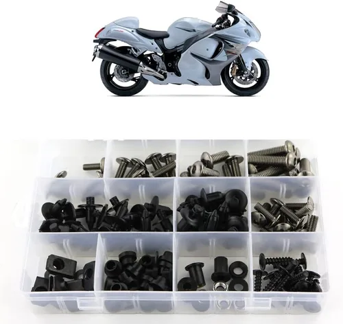 Vista 9 de Xitomer Juego Completo de Tornillos de Carenado, Compatible con GSX1300R HAYABUSA 2008 2009 2010 2011 2012 2013 2014 2015 2016 2017 2018 2019, Kits