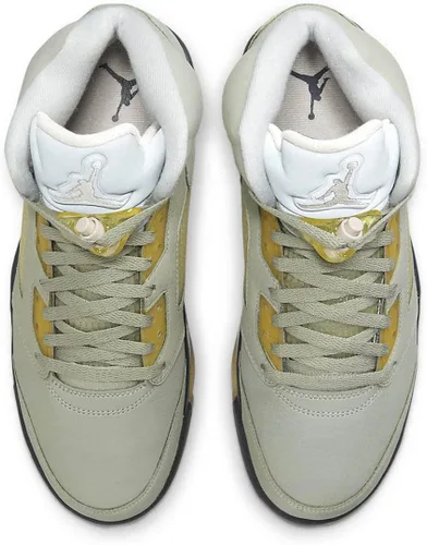 Vista 5 de Big Kid's Jordan 5 Retro Jade Horizon Jade HorizonDesert Sand (440888 300)