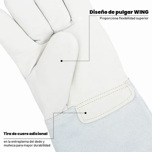 Vista 9 de BEETRO - Guantes anticongelantes de -292℉/-180℃ o superior para manejo de hielo seco, nitrógeno líquido, esponja e interior de algodón