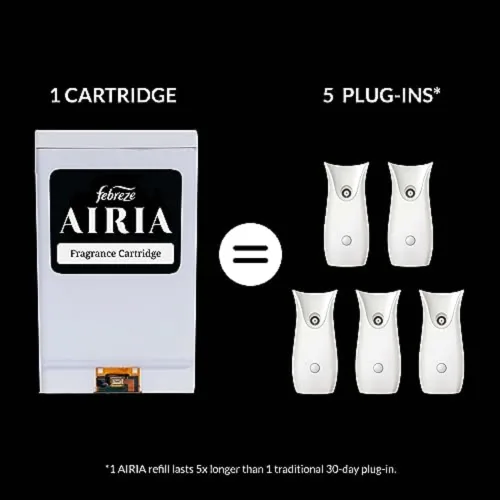 Vista 4 de AIRIA by Febreze - Kit de inicio de difusor de aroma inteligente para todo el hogar, 1 difusor de aroma inteligente AIRIA y 1 cartucho de fragancia
