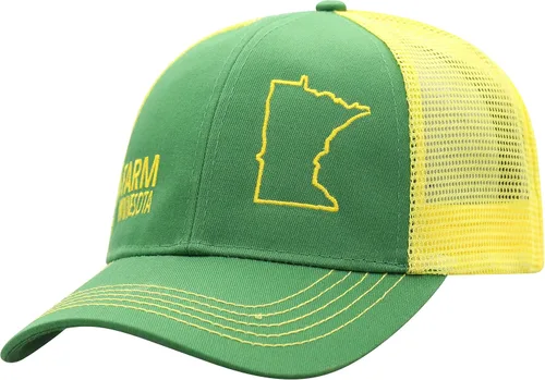 Vista 157 de John Deere Gorra de béisbol con logotipo y malla trasera con contraste, para hombre