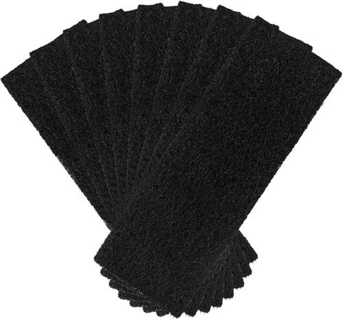 Vista 11 de Lubise 8 filtros de carbón de 0.4 pulgadas compatibles con caja de arena Van Ness para gatos, filtros de olor de repuesto de carbón activado de alta