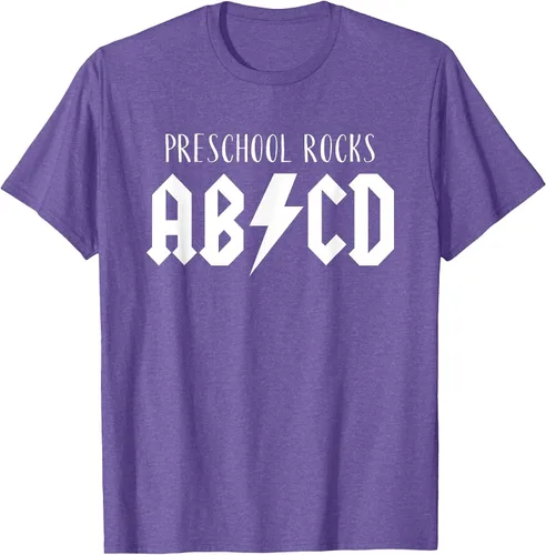 Vista 27 de Preschool Rocks Teacher Back to School ABCD Rock First Day T-Shirt Asphalt Grey