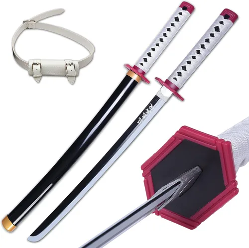 Vista 36 de ziqing Espada para cosplay de Demon Slayer hecha a mano, Katana de 31 pulgadas con múltiples estilos para elegir