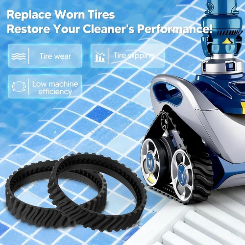 Vista 5 de R0526100 - Neumático de pista compatible con limpiador de piscina Zodiac