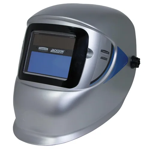 Vista 6 de Jackson Safety WH40 - Casco con filtro de oscurecimiento automático variable con energía solar, sombra 9-13, gris, tamaño universal (caja de 4)