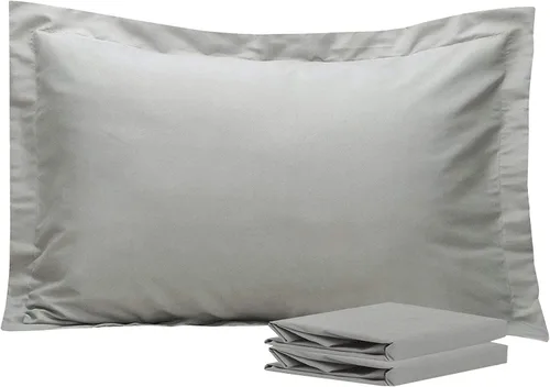 Vista 98 de NTBAY Fundas de almohada estándar, paquete de 2 fundas de almohada de microfibra cepillada de 20 x 26 pulgadas, súper suaves y acogedoras