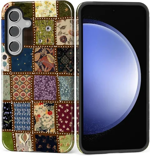 Vista 118 de Funda para Samsung Galaxy S23, Funda Híbrida Resistente 2 en 1 de Cuerpo Completo Resistente a Golpes con Protección Brillante para Samsung Galaxy
