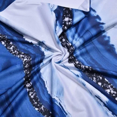 Vista 3 de Conjunto de 2 piezas para hombre, camiseta de retazos con estampado hipster, camiseta y pantalones cortos, traje deportivo para disfraz de niños