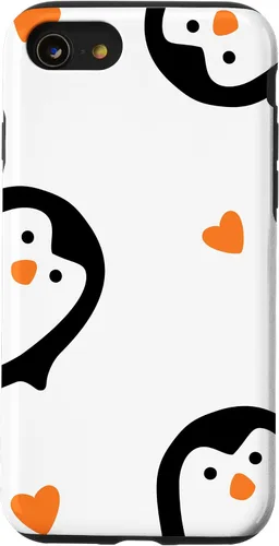 Vista 18 de Cute Penguins Hearts Phone Case for iPhone 17