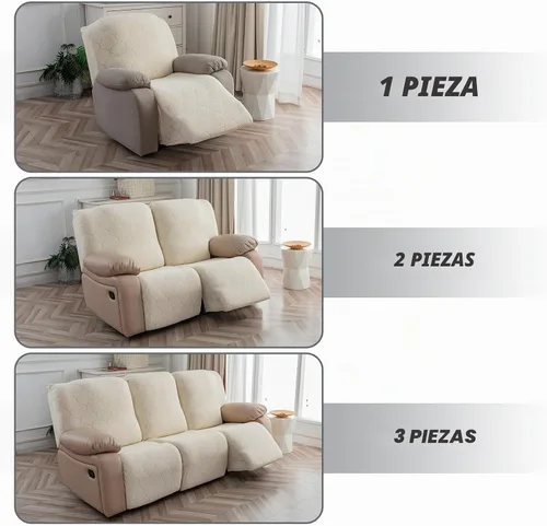 Vista 7 de Funda para Silla Reclinable 100% Impermeable, 1 Pieza Fundas Elásticas para Sofá Reclinable Lavables para Silla Reclinable para Mascotas, Perros