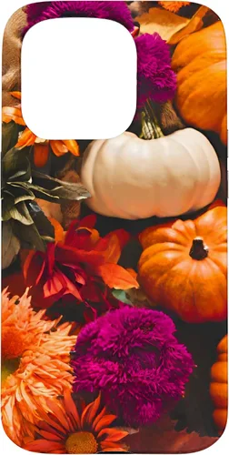 Vista 14 de Funda con temática de otoño para iPhone 16, diseño de calabaza, niña, mujer, diseño vintage de otoño