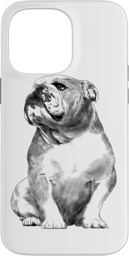 Vista 21 de Funda para iPhone 17 de Bulldog Inglés con diseño de perro