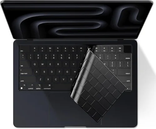 Vista 10 de EooCoo Funda de teclado para MacBook Neo, Pro 14/16, Air 13/15, color negro