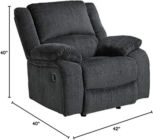 Vista 3 de Signature Design by Ashley Draycoll Power Rocker reclinable en pizarra