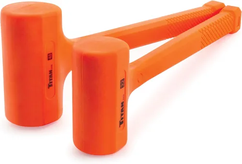 Vista 12 de Titan 63008 Martillo de Golpe Muerto de 8 onzas con Cabeza Rellena de Perdigones de Acero, Resistente a Chispas y Rebotes, Mango Texturizado Tipo