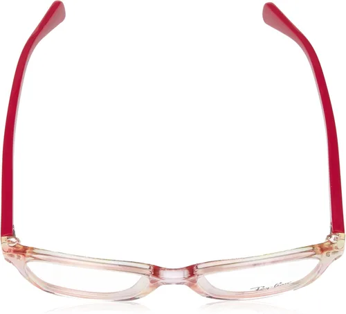 Vista 4 de Ray-Ban Junior RY1591 Square Prescription Eyeglass Frames, Fuchsia Striped MulticolorDemo Lens, 46 mm