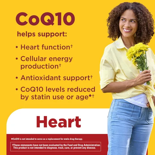 Vista 2 de Nature Made Gomitas CoQ10 de 200 mg por porción, apoyo para el corazón y la energía, 60 gomitas CoQ10, suministro para 30 días
