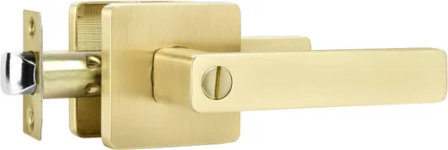 Vista 36 de Leydebong 1 paquete de manija de puerta falsa para armarios y puertas francesas, palanca falsa cuadrada para puerta, tirador de una sola cara sin