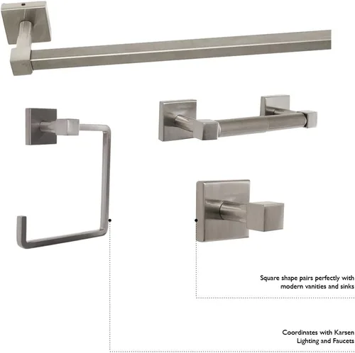 Vista 7 de Design House Karsen - Juego de accesorios de baño de 4 piezas, bronce Oil Rubbed Bronze