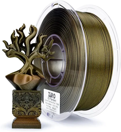 Vista 20 de ZIRO - Rápido cambio de color PLA, filamento translúcido multicolor de 1.75mm, material para impresión 3D, carrete de 1kg, precisión dimensional