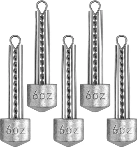 Vista 14 de Dr.Fish Paquete de 5 Spider Surf Pesca Sputnik Sinker 1oz-8oz Agua Salada Beach Casting Sea Bottom Holder