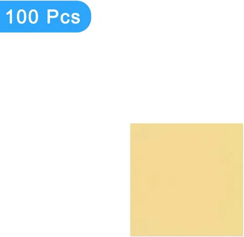 Vista 3 de uxcell Adhesivos acrílicos para pared, 100 unidades, autoadhesivas, extraíbles, cuadradas, para el hogar, sala de estar, dormitorio, oficina, Oro