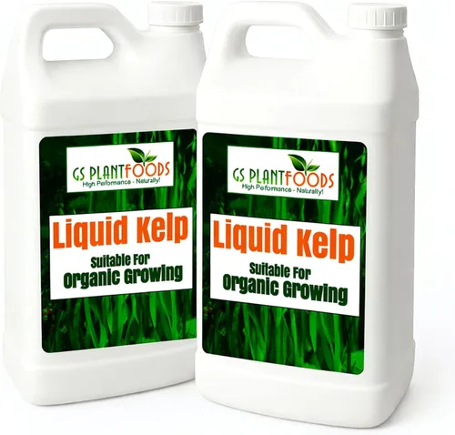 Vista 12 de GS Plant Foods Fertilizante Líquido de Kelp – Adecuado para Cultivo Orgánico, Concentrado de Algas Marinas Listado por OMRI para Césped, Jardines