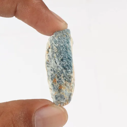 Vista 36 de GEMHUB Lápiz de cianita áspero pequeño con cristal curativo de cianita azul áspero suelto, tamaño pequeño, 9.7