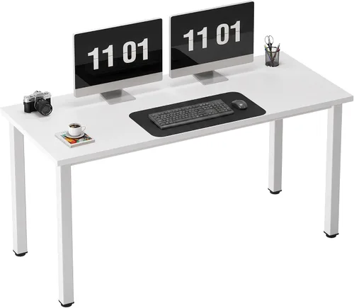 Vista 24 de Need Escritorio pequeño para computadora, mesa de escritura resistente de 31.5 pulgadas, estrecho, negro