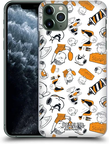 Vista 14 de Head Case Designs Carcasa rígida con licencia oficial de Peanuts Charlie Brown Chuck Barber Shop compatible con Apple iPhone 7/8/SE 2020 y 2022