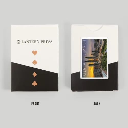 Vista 8 de Lantern Press Kuala Lumpur, Malasia, Skyline at Sunset (52 cartas de juego, baraja de cartas de tamaño póker con comodinos)