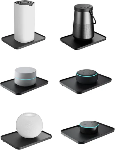 Vista 6 de Universal Smart Speaker Soporte de Pared y Estante para Dispositivos Echo/Homepod mini/Sonos Compatible con Montaje de WiFi Google Adecuado