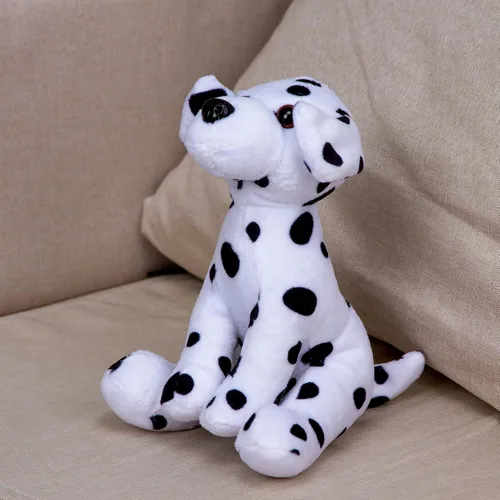 Vista 3 de Plushland Juguetes de peluche realistas de 8 pulgadas, figuras de peluche navideñas para niños, bebés para jugar con (nuevo dálmata)