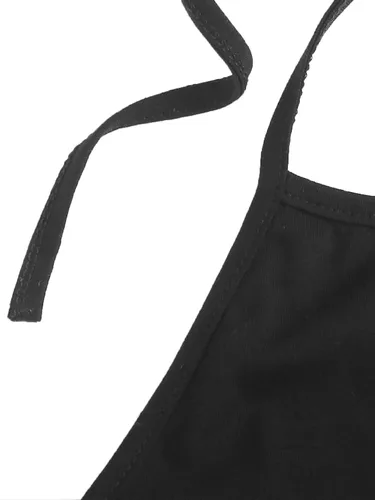 Vista 3 de SweatyRocks Conjunto de 2 piezas para mujer con top corto halter y pantalones cortos