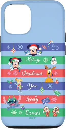 Vista 28 de Funda para iPhone 16 Disney 100 Mickey & Friends Merry Christmas You Lovely Bunch