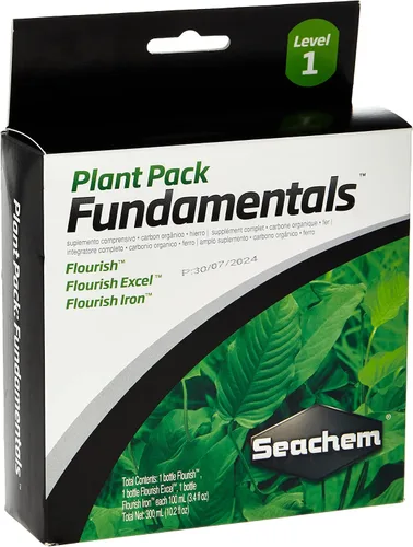 Vista 2 de Seachem Plant Pack Fundementals (caja de 3 artículos diferentes de 3.4 fl oz)