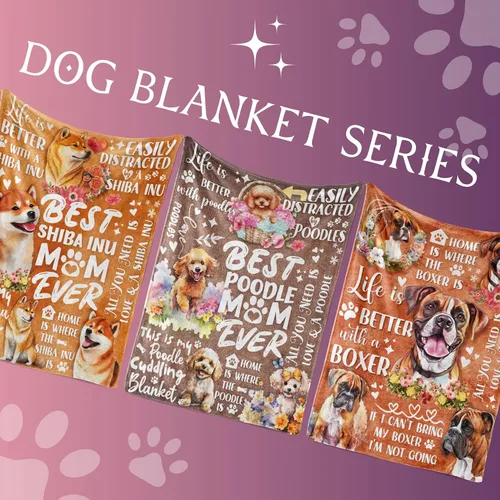 Vista 5 de Huglanket Regalos Shiba Inu para mujer, manta única de franela Shiba Inu, 50 x 65 pulgadas, agradable al tacto, regalo novedoso