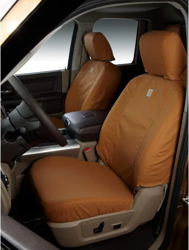 Vista 4 de Covercraft Carhartt SeatSaver - Fundas de asiento personalizadas Se adapta a Ford F-250/F-350 Crew Cab 2003-2007 1ª fila 40/40/40 asiento