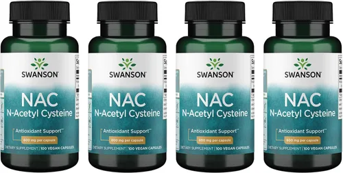 Vista 8 de Swanson NAC N-acetil cisteína salud hepática y suplemento antioxidante para adultos que buscan desintoxicación y apoyo de radicales libres - 600 mg