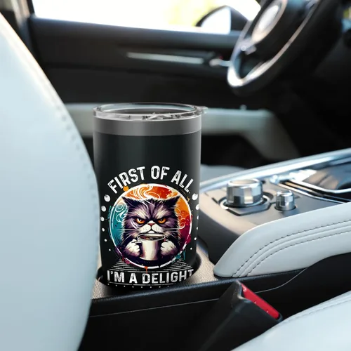 Vista 6 de Funny Termos - Vaso térmico para café, vaso de café de 20 onzas de acero inoxidable