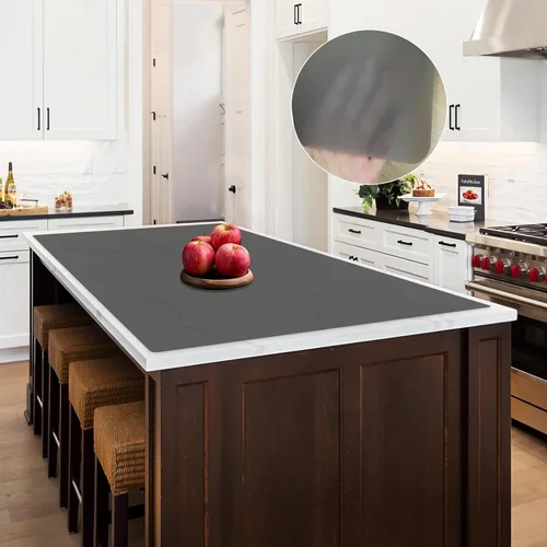 Vista 40 de Tapete de silicona súper grande, 120 x 24 pulgadas, tapete de silicona para encimera de cocina, tapete antideslizante resistente al calor, tapete