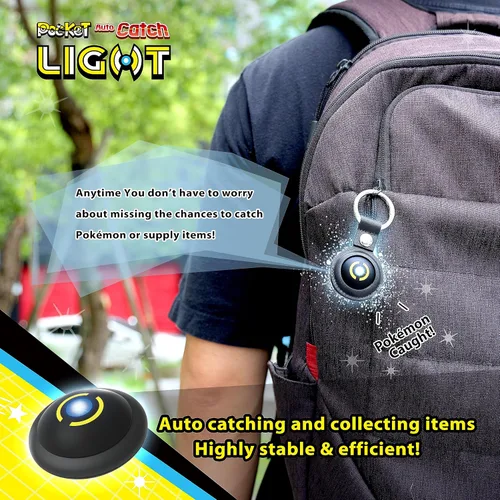Vista 6 de Brook Pocket Auto Catch Light - Dual Accounts Portable Version of Auto Catcher, The Smallest Auto Catch Accessory as AirTag, 2P Auto Catching Pocket