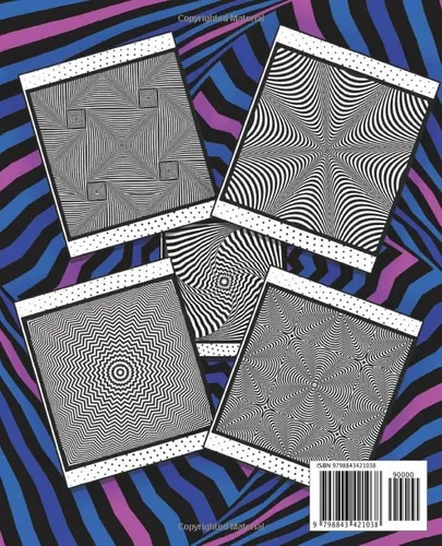 Vista 2 de Trippy Patterns Coloring Book for High People