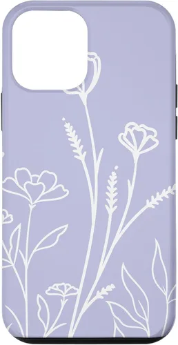 Vista 16 de Summer Wildflowers Pattern Pastel Design Floral Periwinkle Case for iPhone 17