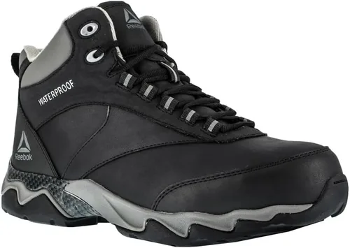 Vista 2 de Reebok Met Guard - Botas de senderismo atléticas impermeables con puntera compuesta, color negro
