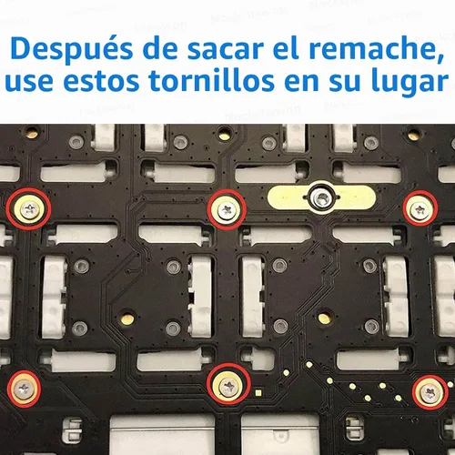 Vista 6 de Teclado estadounidense con cable flexible + kit de tornillos de repuesto para MacBook Air de 13 pulgadas con pantalla Retina A2179 principios de 2020